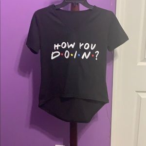 A black shirt referencing FRIENDS. *NEVER WORN*